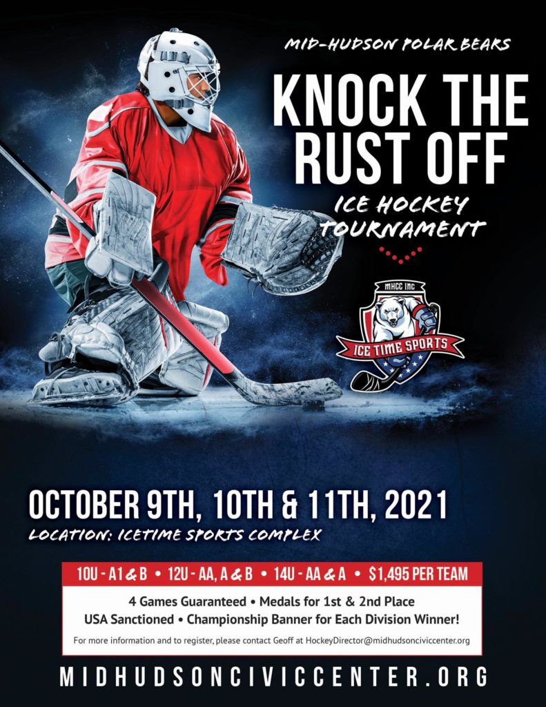October 2021 Knock the Rust Off Ice Hockey Tournament