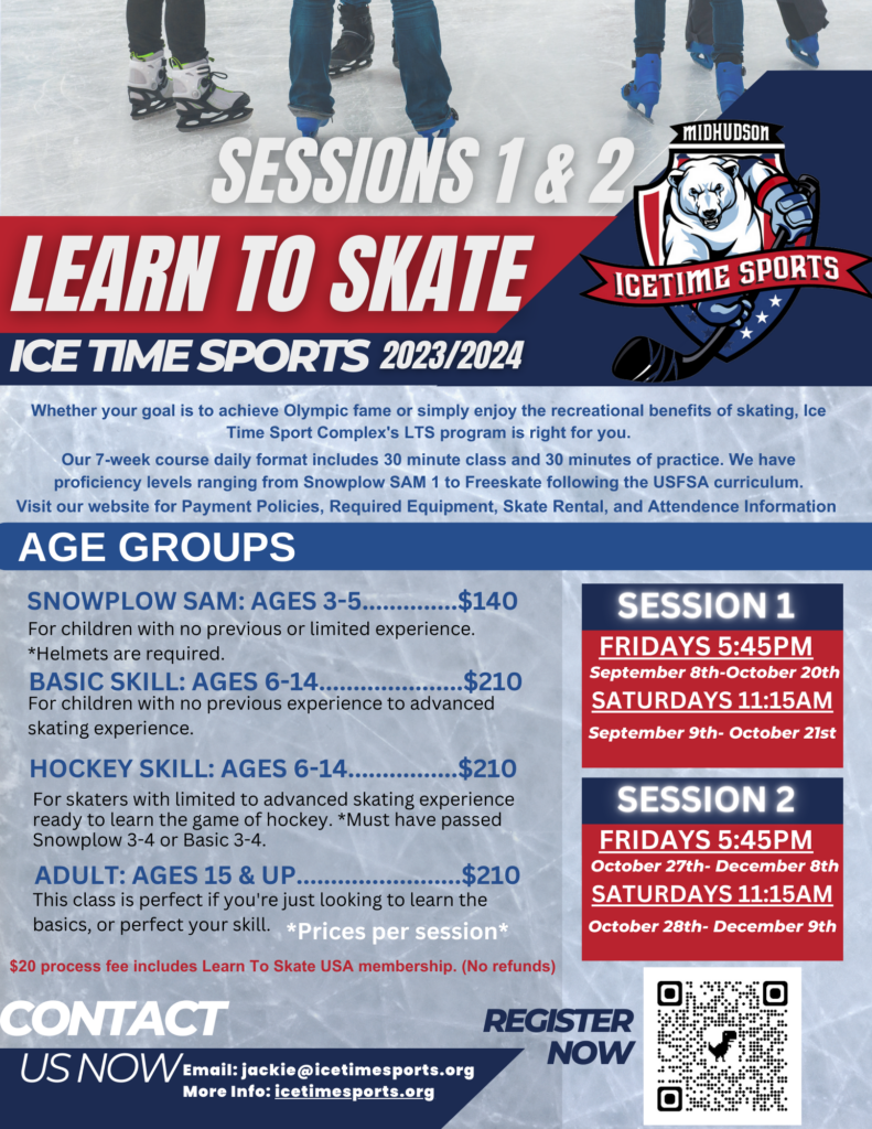 Learn to Skate 2023 Sessions 1 and 2